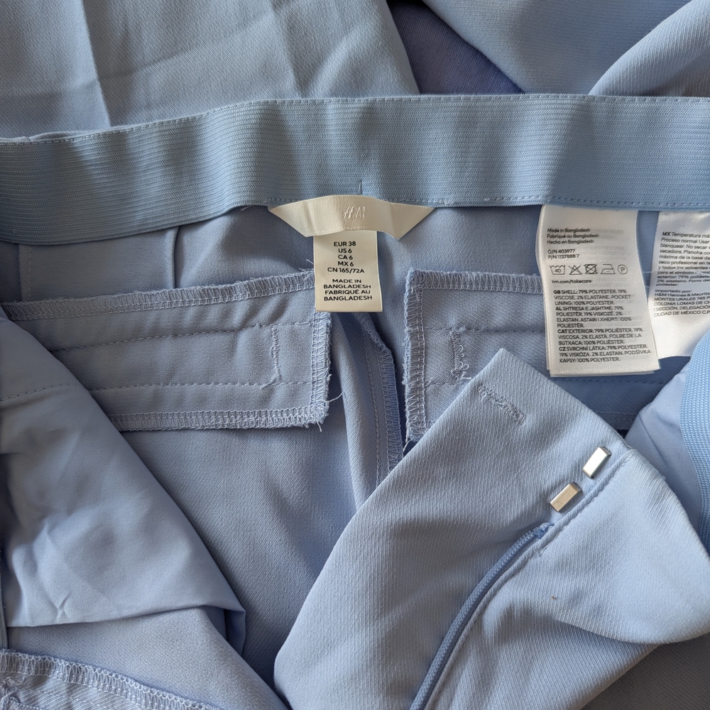 H&M Light Blue Pants